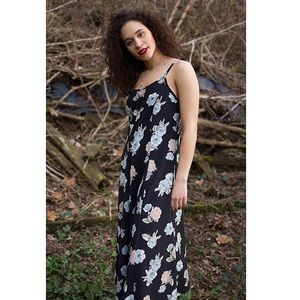 This floor length dress