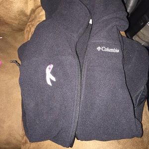 Columbia cancer fleece jacket