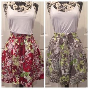 Two Floral skirts bundle