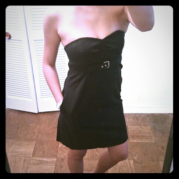 Vivienne Tam | Black strapless dress