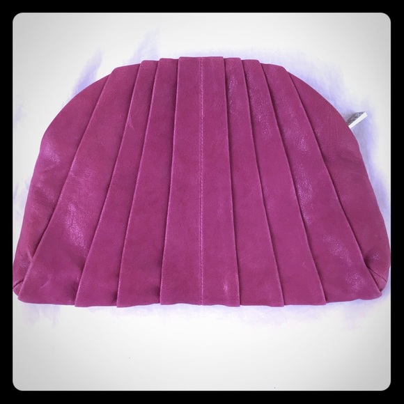 Kooba Leather Clutch Makeup Bag