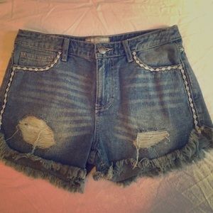 Distressed Free People Shorts