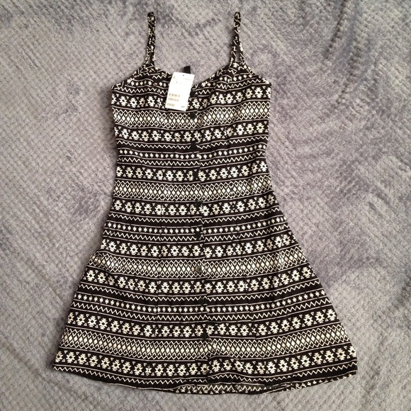 H&M fit and flare dress