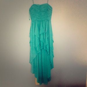 Teal hi-lo prom/party dress (worn once)