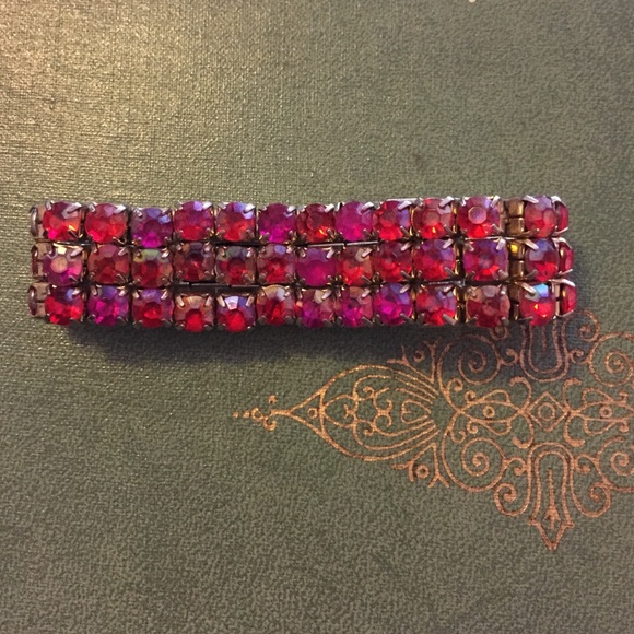 Plastic Rhinestone bracelet - Picture 2 of 3