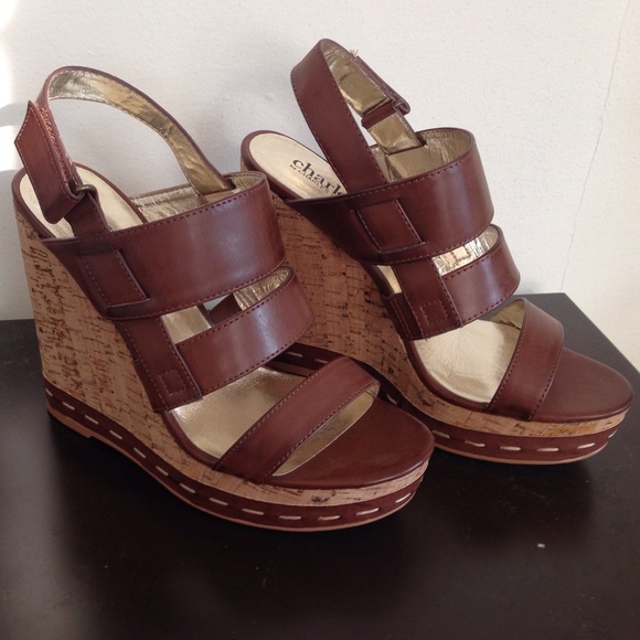 Charles by Charles Davis brown wedges