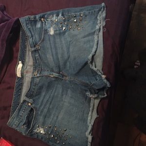 💋SOLD💋PLUS SIZE Cute denim shorts