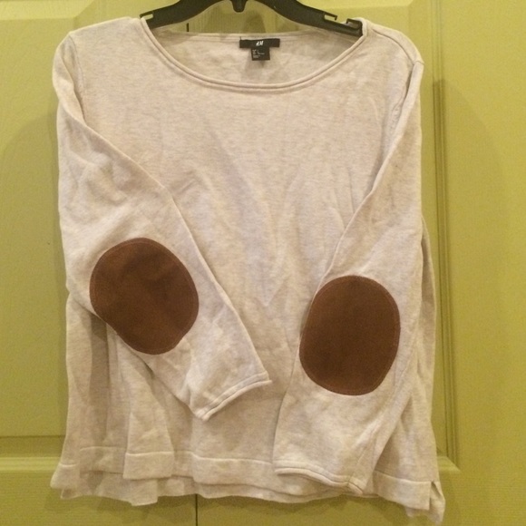 H&M elbow patch sweater