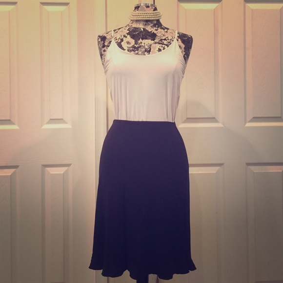 navy blue gap skirt