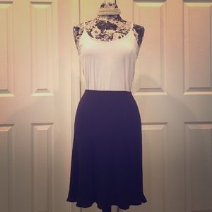 navy blue gap skirt