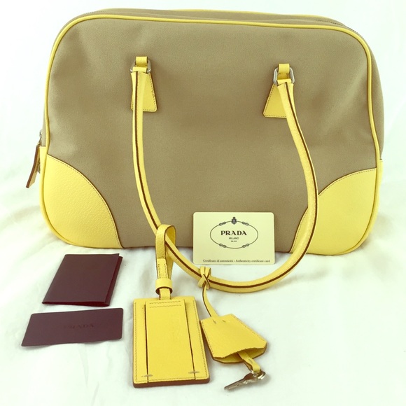 NWT Prada Bauletto Satchel Purse Bag