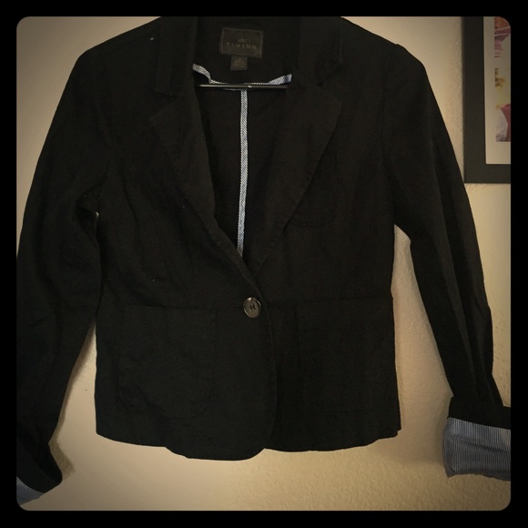 Black blazer