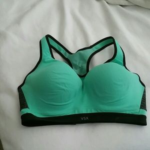 Teal colored VS sports bra!