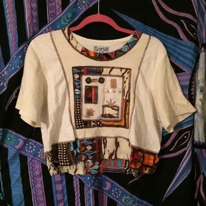 *Vintage* Island Crop Top
