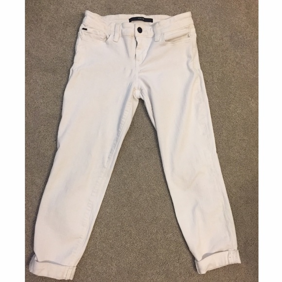 Cropped White Jeans by Joe's