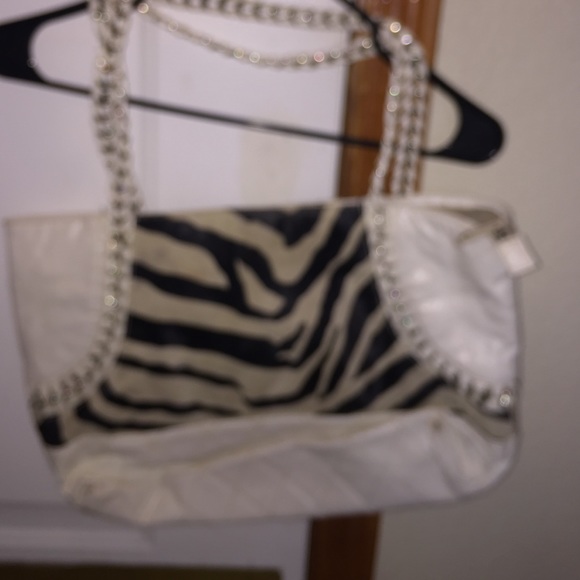 Zebra print purse