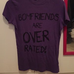 Black and purple shirt