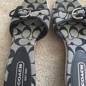 Coach summer sandals cute and comfy