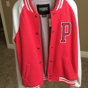 Sold🚫VS pink varsity jacket