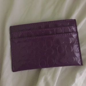 Coach mini wallet