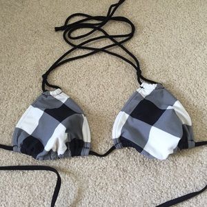 Plaid Bathing Suit Top👙