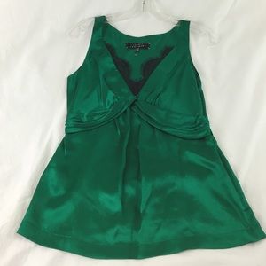 NWT Robert Rodriguez Twist Front Silk Camisole