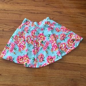 Fun floral skirt