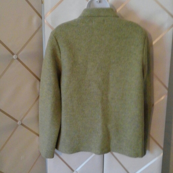 Green wool jacket - Picture 2 of 3