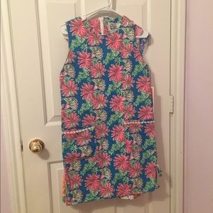 Lilly Pulitzer White Tag Dress Flowers