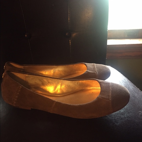 Coach suede flats