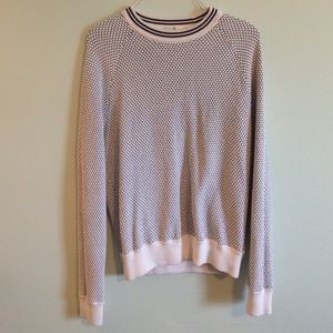 Theory black and white sweater