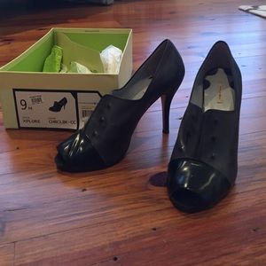 Max studio peep toe heels