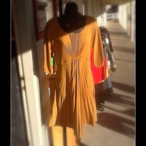 Mustard dress