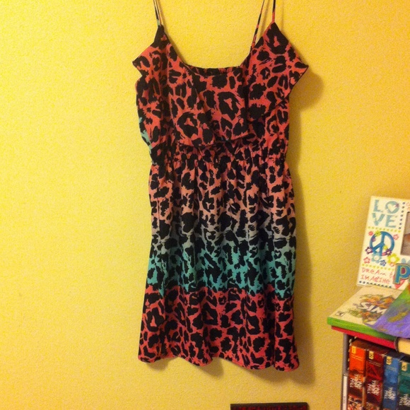 Rue 21 leopard short dress