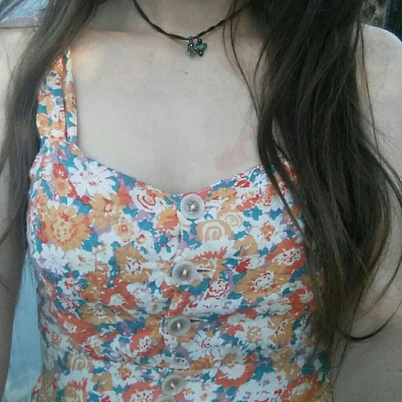 Floral Button Up Dress - Picture 2 of 4