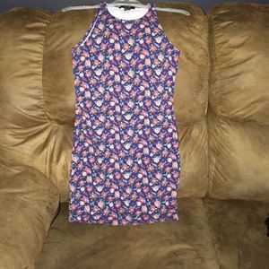 Floral body con dress