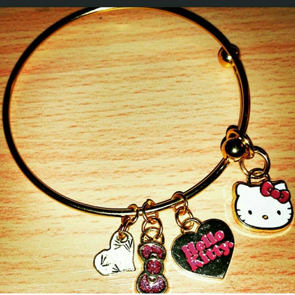 Today only ! Hello Kitty Gold Durable Bangle NWOY
