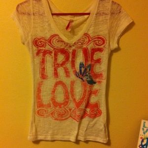 White true love top