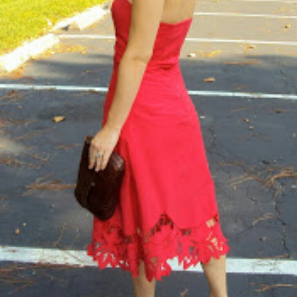 Betsey Johnson Red Dress - Picture 3 of 3
