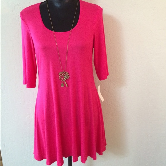 24/7 Comfort Dresses & Skirts - Hot pink and ready to go anywhere.