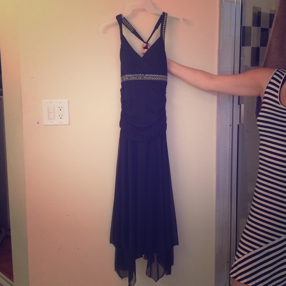 Black party dress