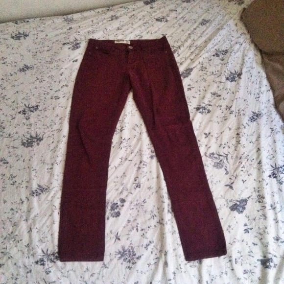 ❌SOLD❌Cotton on burgundy skinny jeans