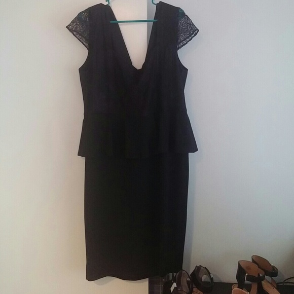 Torrid Lace Peplum Dress
