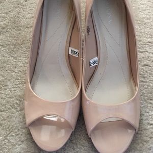 MERONA brand shoes peach color wedges