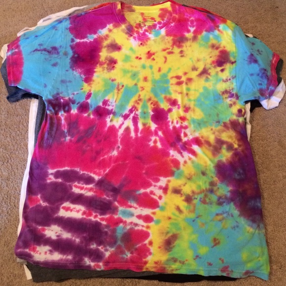 Homemade tie dye shirt