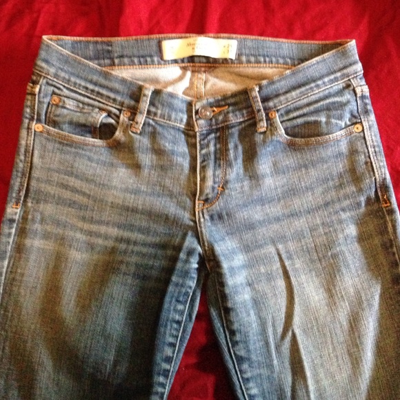 A&F Medium wash jeans