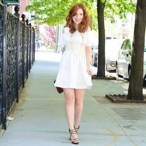 White Off The Shoulders Dress
