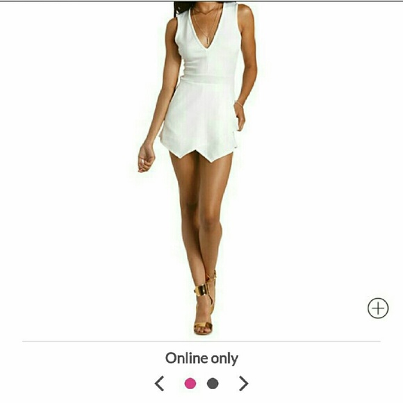 White Envelope Romper