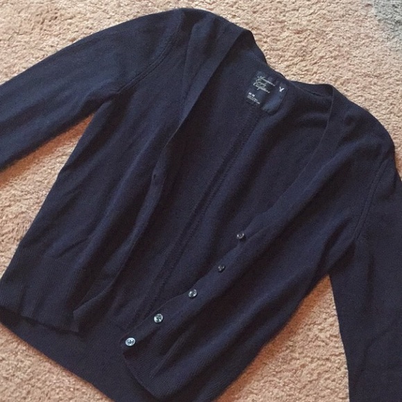 Navy Blue Cardigan