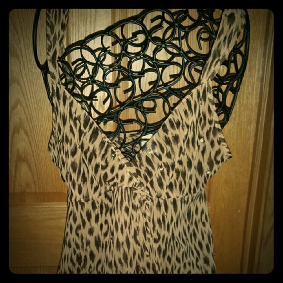 Leopard print lingerie